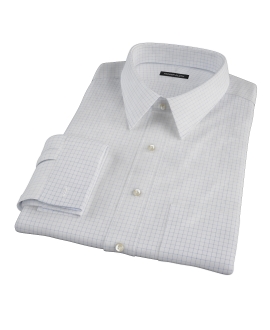 Morton Wrinkle-Resistant Navy Graph Men's Dress Shirt 