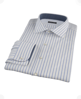 Navy Stripe Tailor Made Shirt 