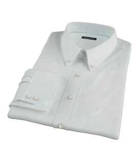 Bowery Mint Green Pinpoint Fitted Shirt 