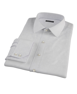 Bowery Light Gray Pinpoint Dress Shirt 
