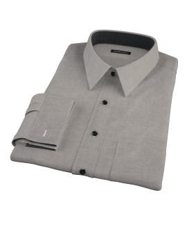 Charcoal 100s Oxford Tailor Made Shirt 