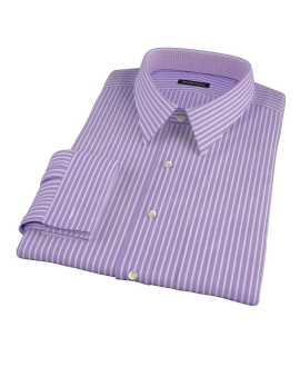 Purple Reverse Bengal Stripe Custom Made Shirt 