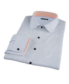 Light Blue Multi-Check Dress Shirt 