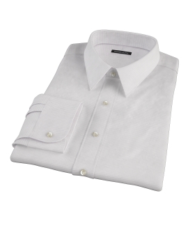 140s Lavender Wrinkle Resistant Grid Custom Dress Shirt 