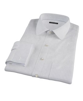 Morton Wrinkle-Resistant Navy Graph Custom Made Shirt 