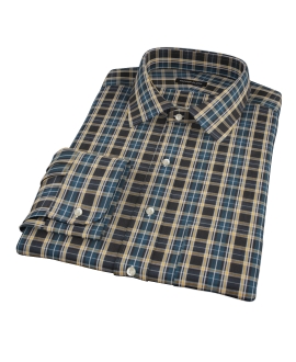 Whistler Green Plaid Custom Dress Shirt 