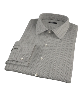 Black Glen Plaid Dress Shirt 