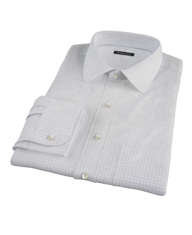 Morton Wrinkle-Resistant Navy Graph Custom Dress Shirt 