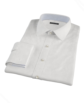 White Pinpoint Men's Dress Shirt 