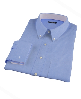 Sky Blue Chambray Custom Dress Shirt 