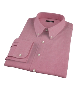 Red Chambray Dress Shirt 