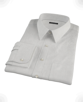 Japanese Gray Mini Grid Men's Dress Shirt 