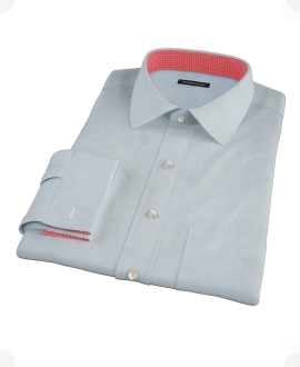 Light Blue Royal Oxford Men's Dress Shirt 
