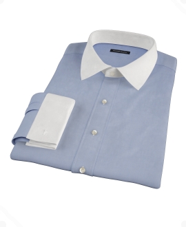 Blue Cavalry Twill Dress Shirt 