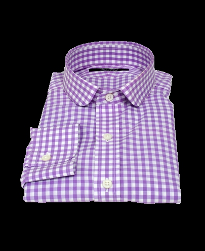 purple gingham shirt mens