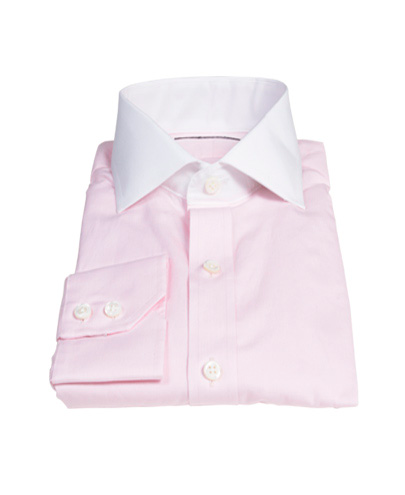 Pink End-on-End Custom Made Shirt 