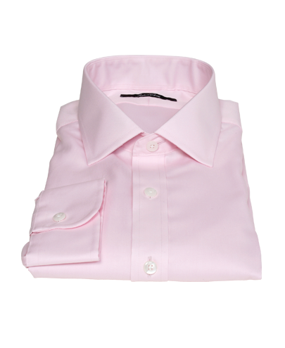Bowery Pink Wrinkle-Resistant Pinpoint Men's Dress Shirt 
