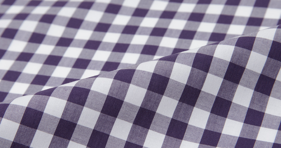 Eggplant Large Gingham Shirts by Proper Cloth