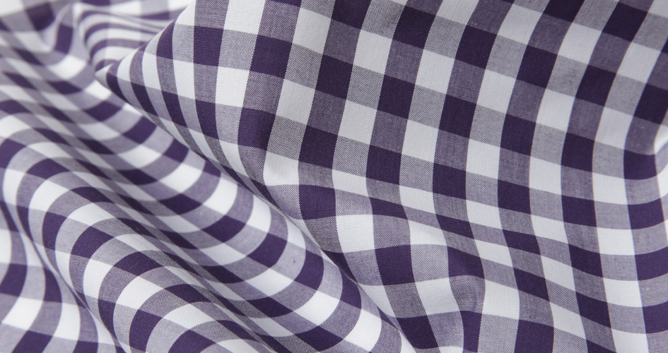 Eggplant Large Gingham Shirts by Proper Cloth