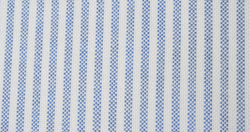 French Blue Stripe Heavy Oxford Cloth Shirts by Proper Cloth