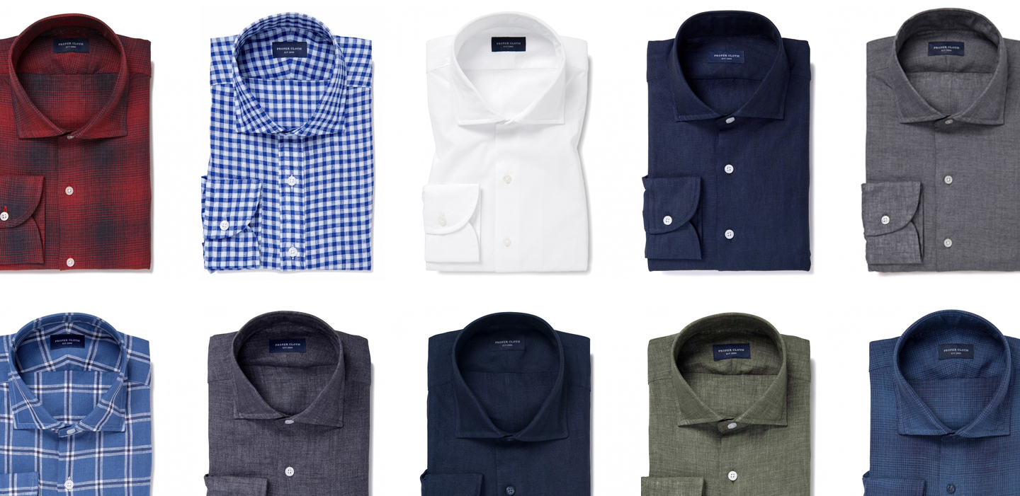 Custom Linen Shirts MadetoMeasure Proper Cloth