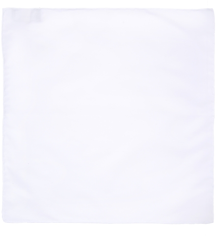 White Italian Cotton Pocket Square by Proper Cloth