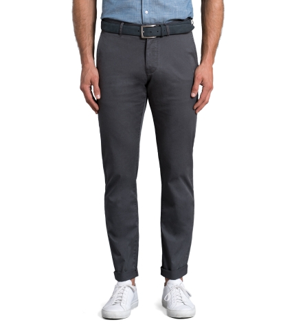Charcoal Stretch Cotton Bowery Chino by Proper Cloth