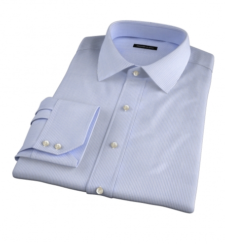 Grandi and Rubinelli 120s Light Blue Check Tailor Made Shirt by Proper ...