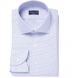 Thomas Mason Goldline WR Blue Tattersall Custom Made Shirt by Proper Cloth