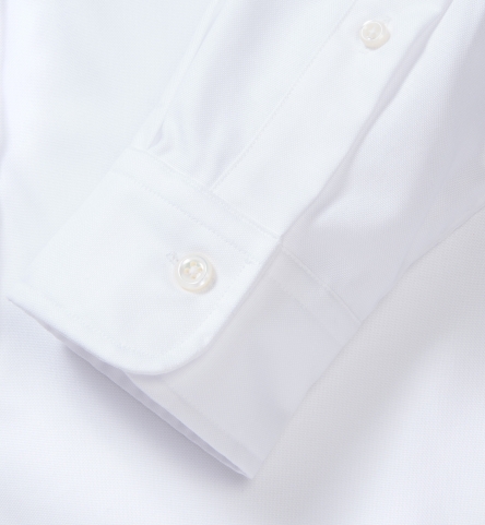 Thomas Mason White Oxford Dress Shirt by Proper Cloth